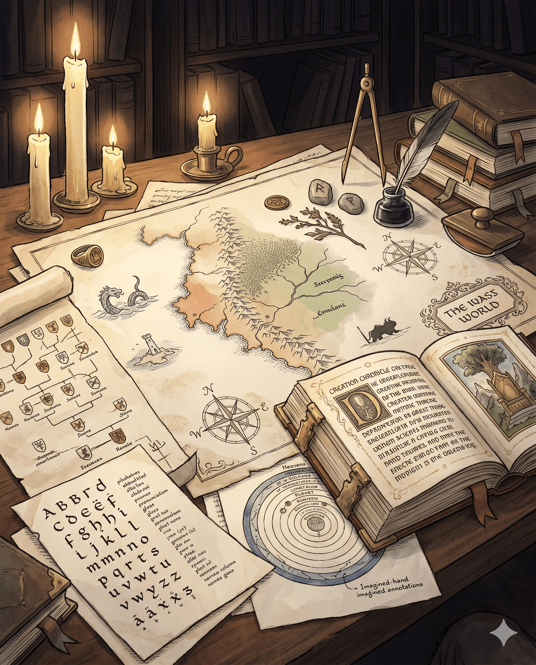 An evocative scene for the Epic Fantasy genre.